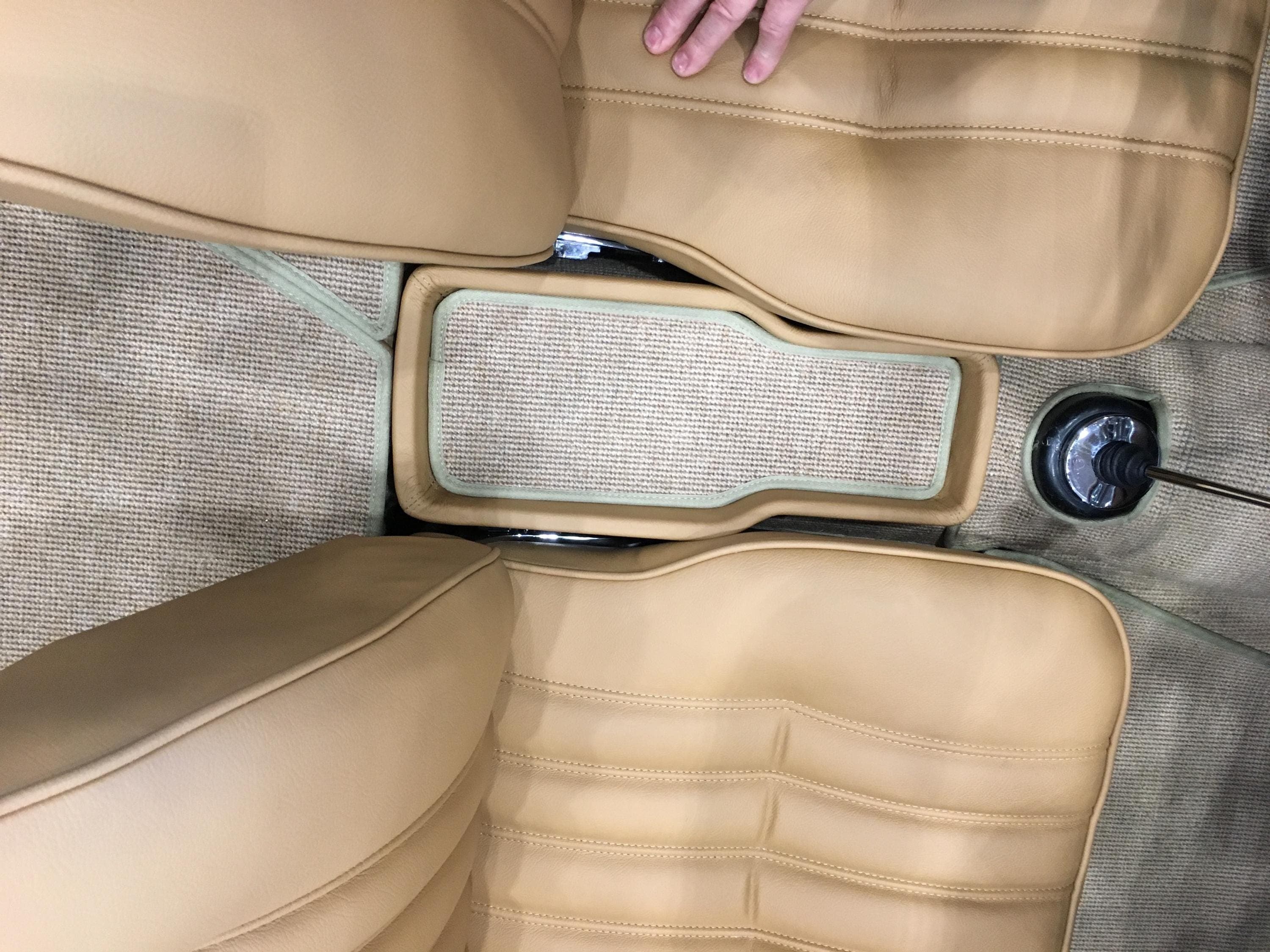 Seat covers leather "Natural" MB 190 SL W121
