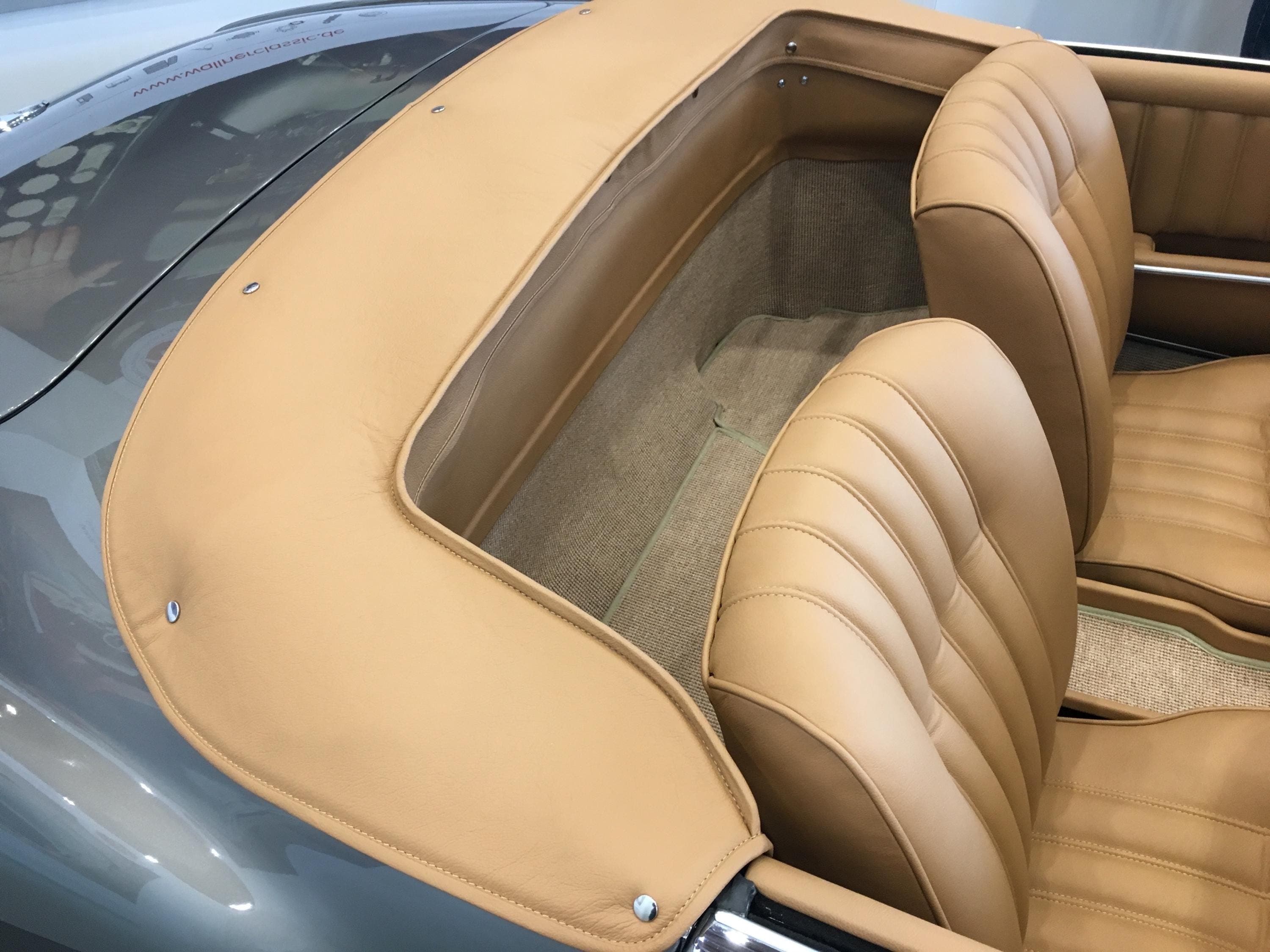 Seat covers leather "Natural" MB 190 SL W121