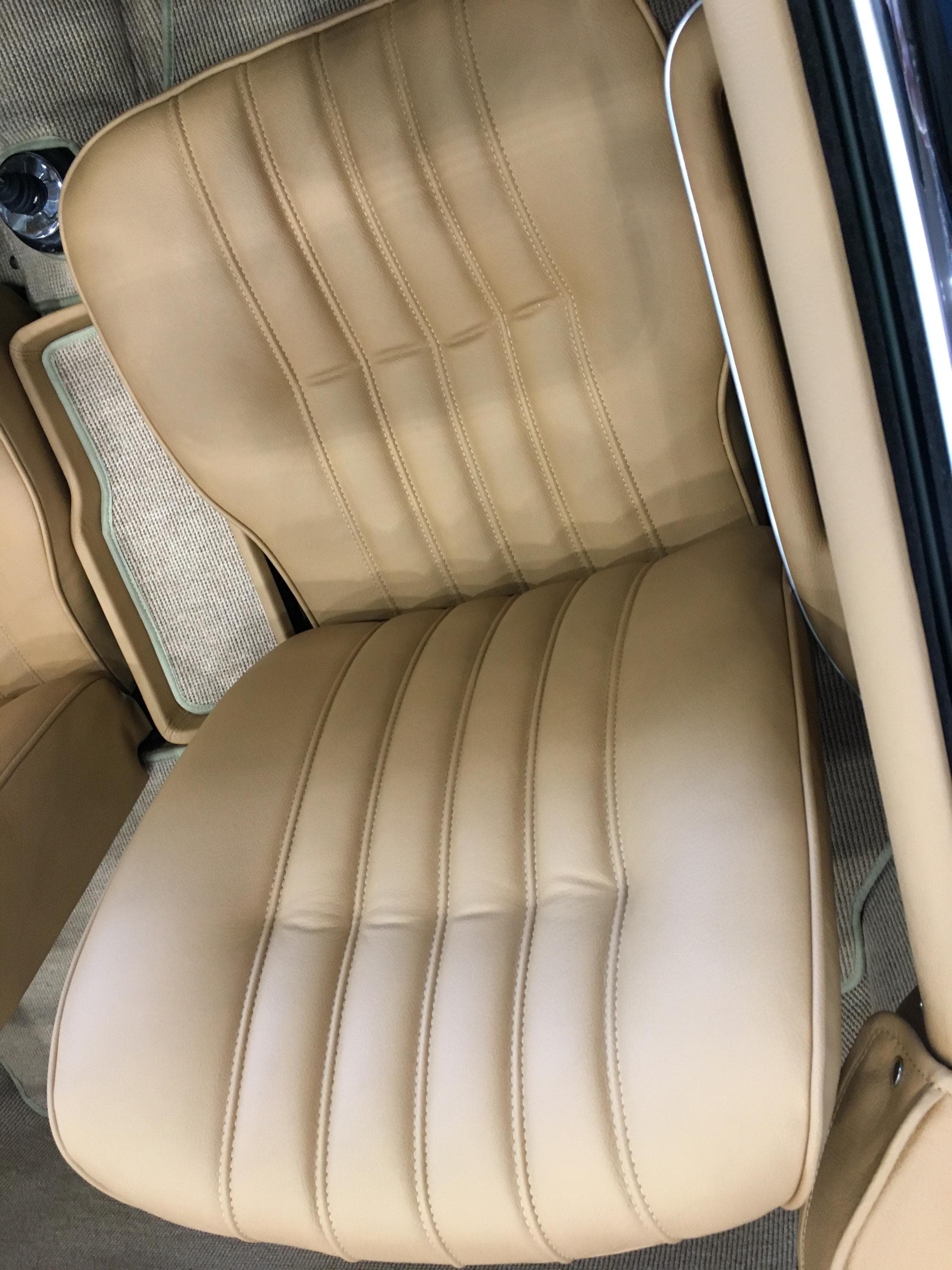 Seat covers leather "Natural" MB 190 SL W121