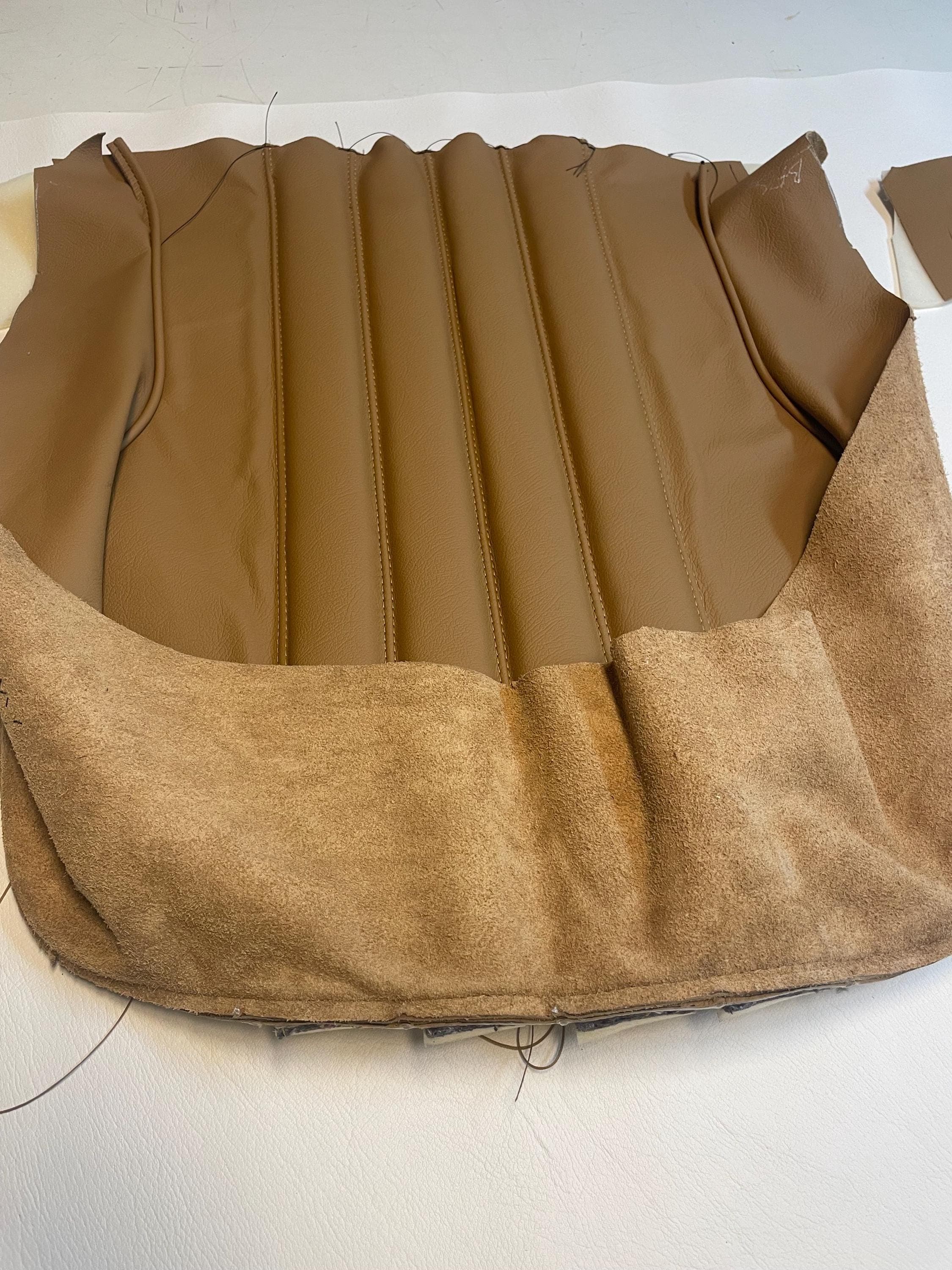 Seat covers leather "Natural" MB 190 SL W121